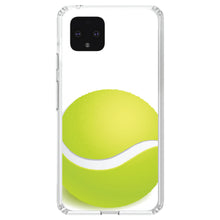 DistinctInk® Clear Shockproof Hybrid Case for Apple iPhone / Samsung Galaxy / Google Pixel - Green Tennis Ball