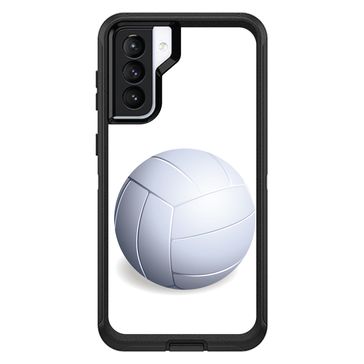White Volleyball OtterBox Defender Case for iPhone & Galaxy, view 6