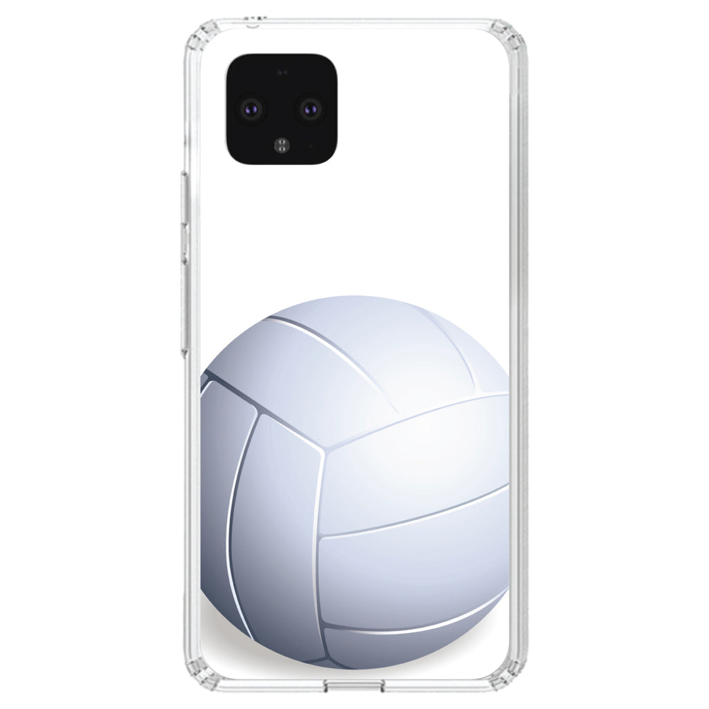 White Volleyball Clear Shockproof iPhone Case, view 24