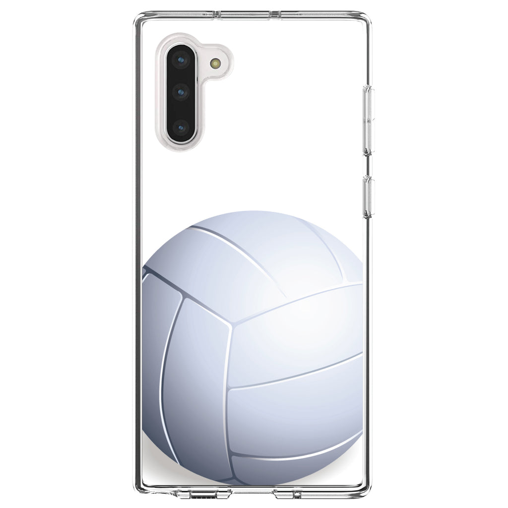 White Volleyball Clear Shockproof iPhone Case, view 9