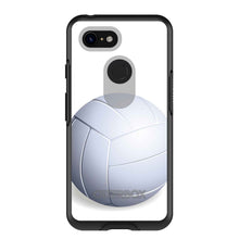 DistinctInk™ OtterBox Symmetry Series Case for Apple iPhone / Samsung Galaxy / Google Pixel - White Volleyball