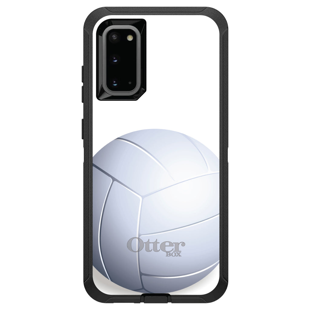 White Volleyball OtterBox Defender Case for iPhone & Galaxy, view 8