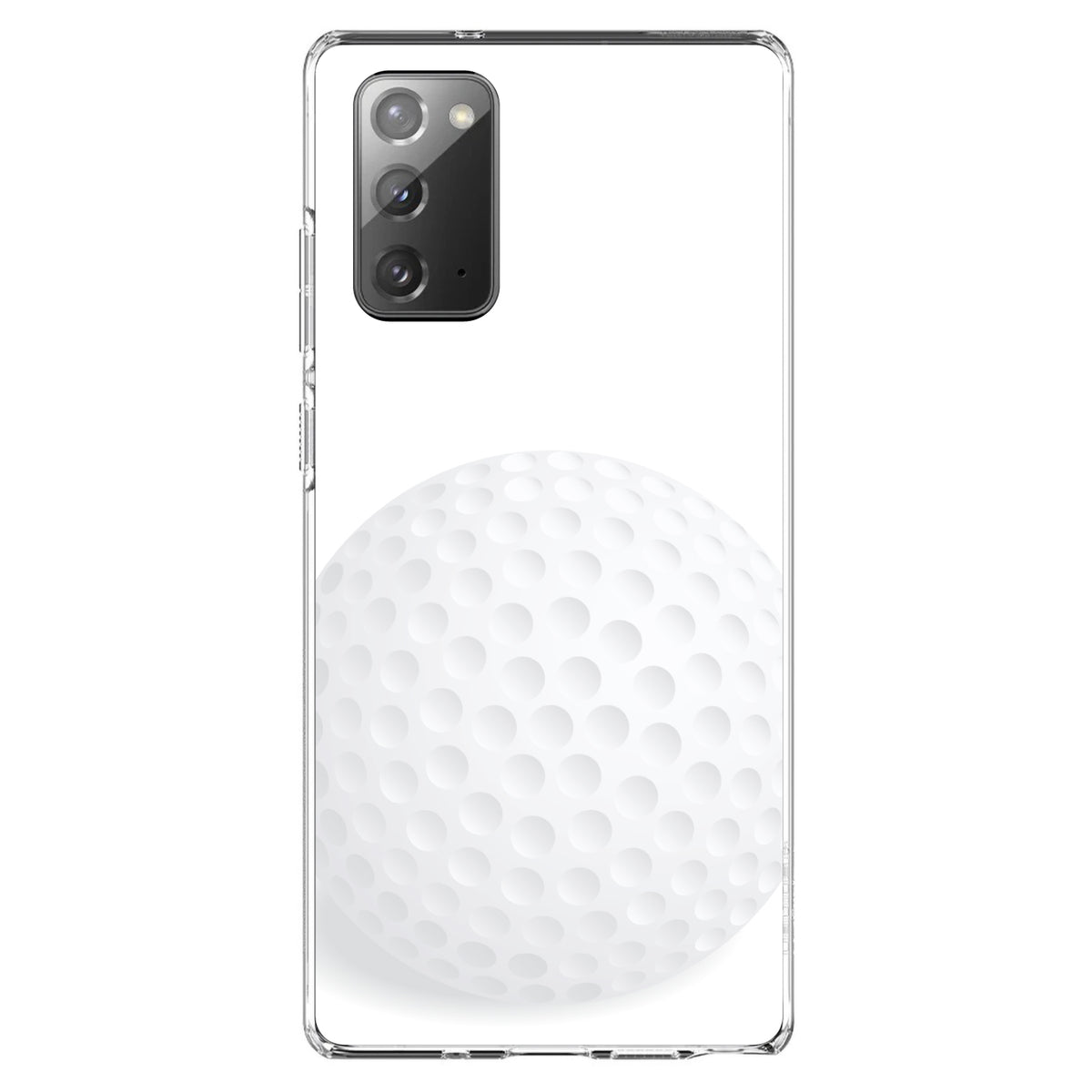 White Golf Ball Clear Shockproof iPhone Case, view 8