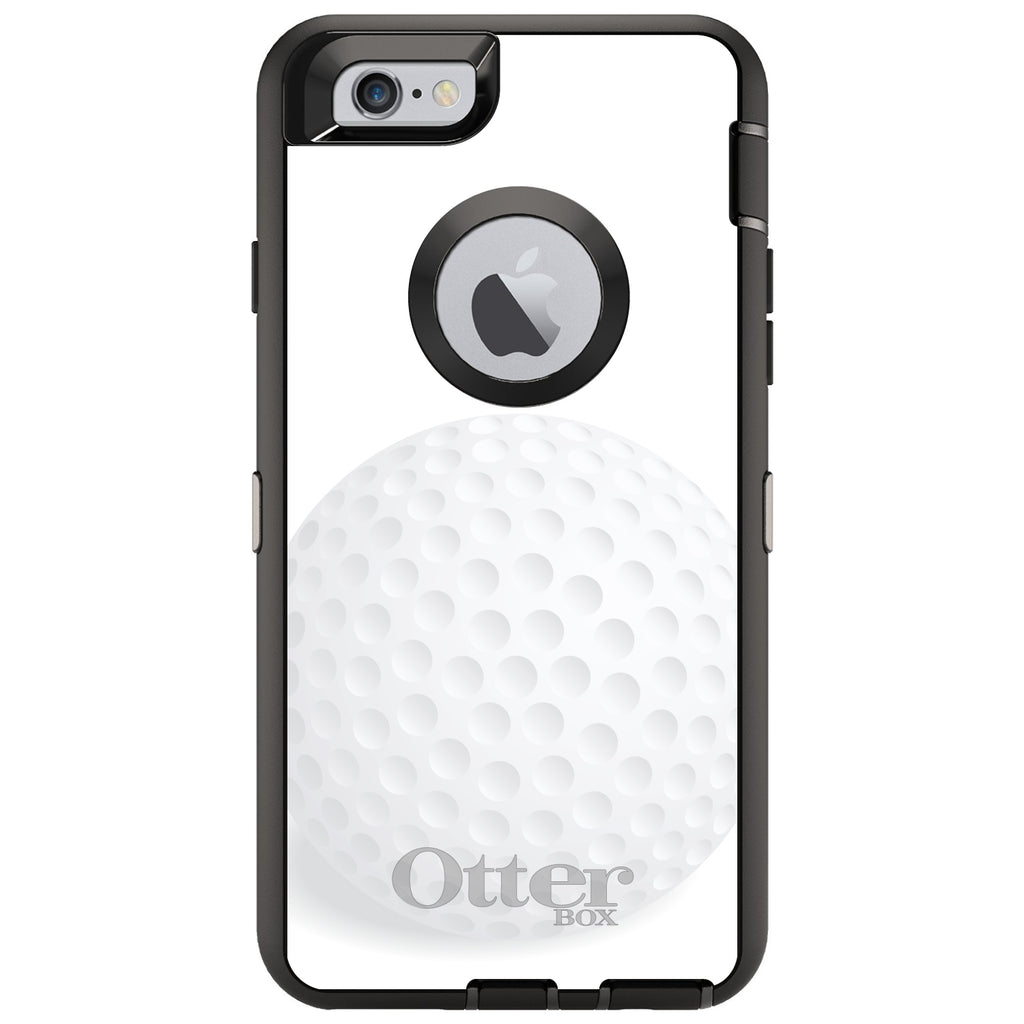 White Golf Ball OtterBox Defender Case for iPhone & Galaxy, view 4