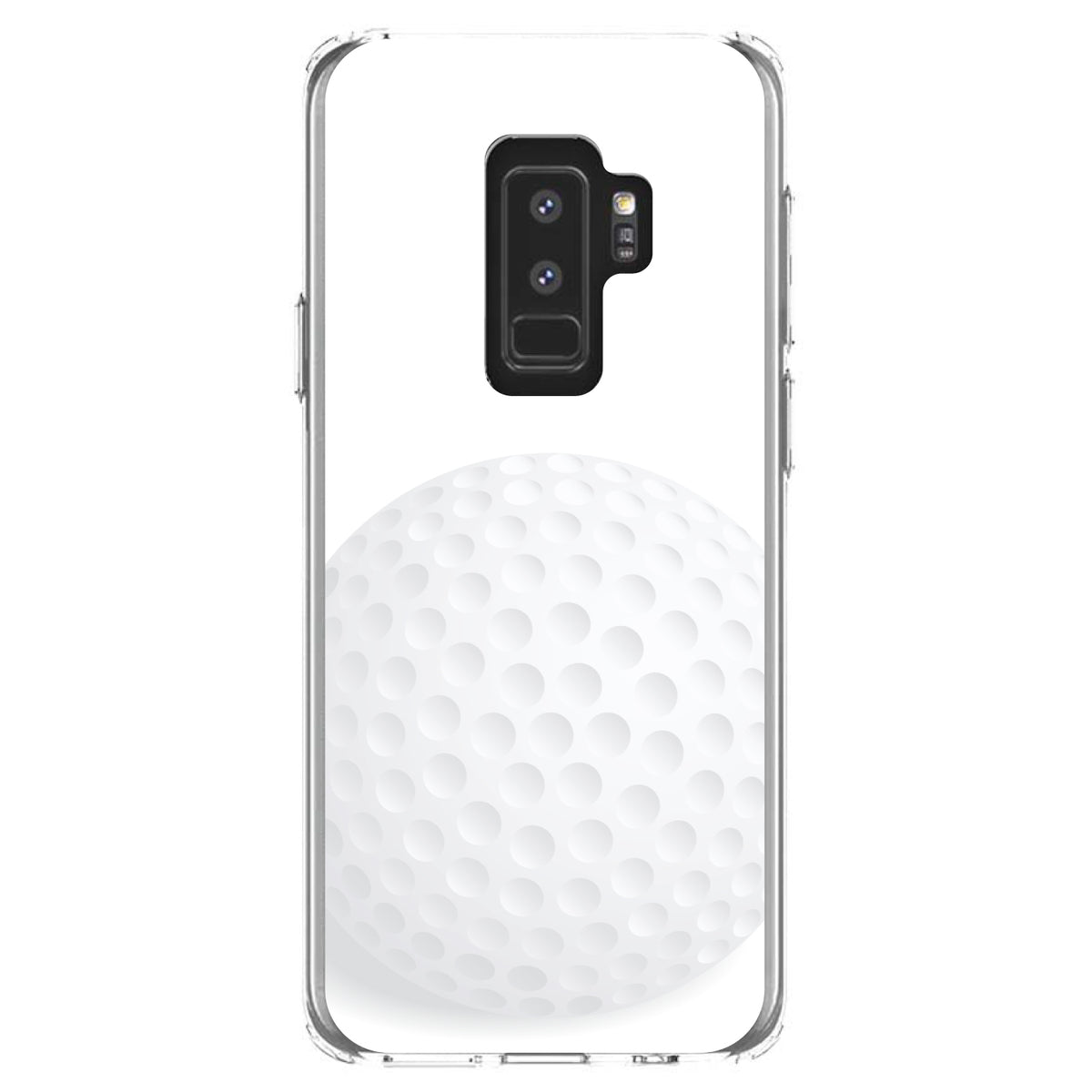 White Golf Ball Clear Shockproof iPhone Case, view 20