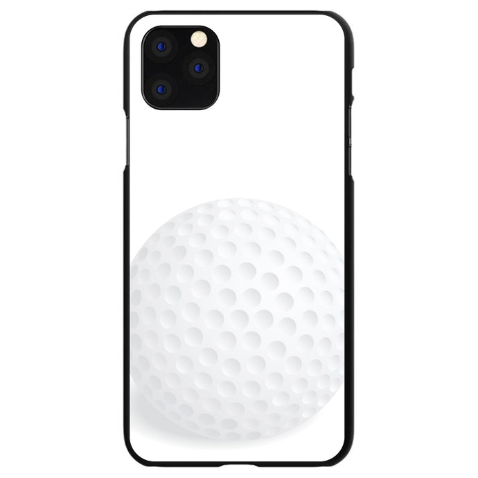 DistinctInk® Hard Plastic Snap-On Case for Apple iPhone or Samsung Galaxy - White Golf Ball