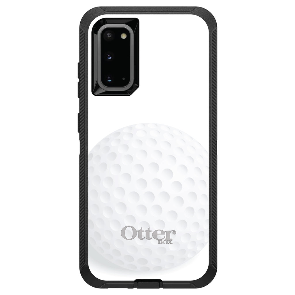 White Golf Ball OtterBox Defender Case for iPhone & Galaxy, view 8