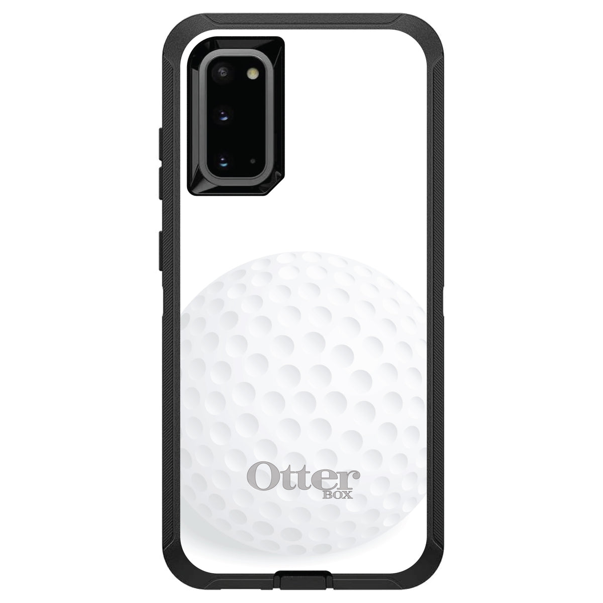 White Golf Ball OtterBox Defender Case for iPhone & Galaxy, view 8