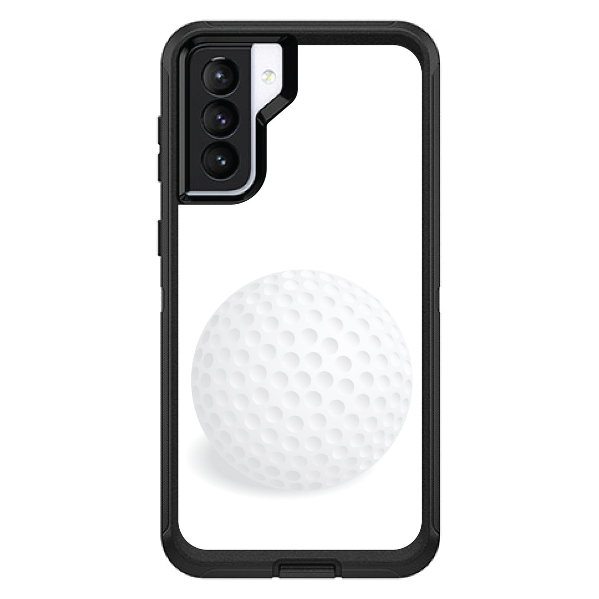 White Golf Ball OtterBox Defender Case for iPhone & Galaxy, view 6