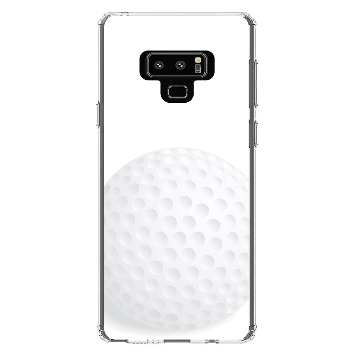 White Golf Ball Clear Shockproof iPhone Case, view 11