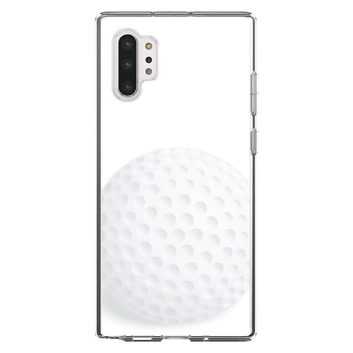 White Golf Ball Clear Shockproof iPhone Case, view 10