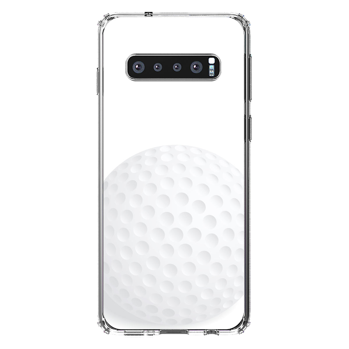 White Golf Ball Clear Shockproof iPhone Case, view 16