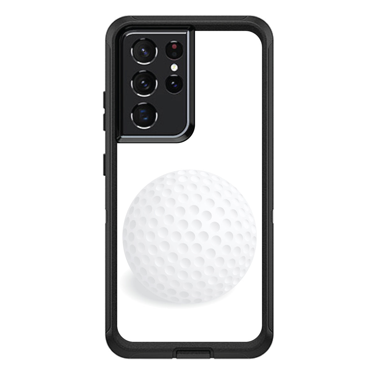 White Golf Ball OtterBox Defender Case for iPhone & Galaxy, view 7