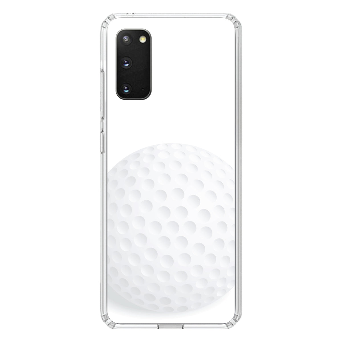White Golf Ball Clear Shockproof iPhone Case, view 14