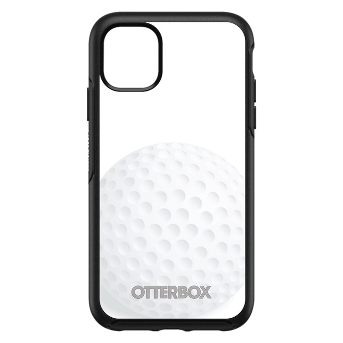 DistinctInk™ OtterBox Symmetry Series Case for Apple iPhone / Samsung Galaxy / Google Pixel - White Golf Ball