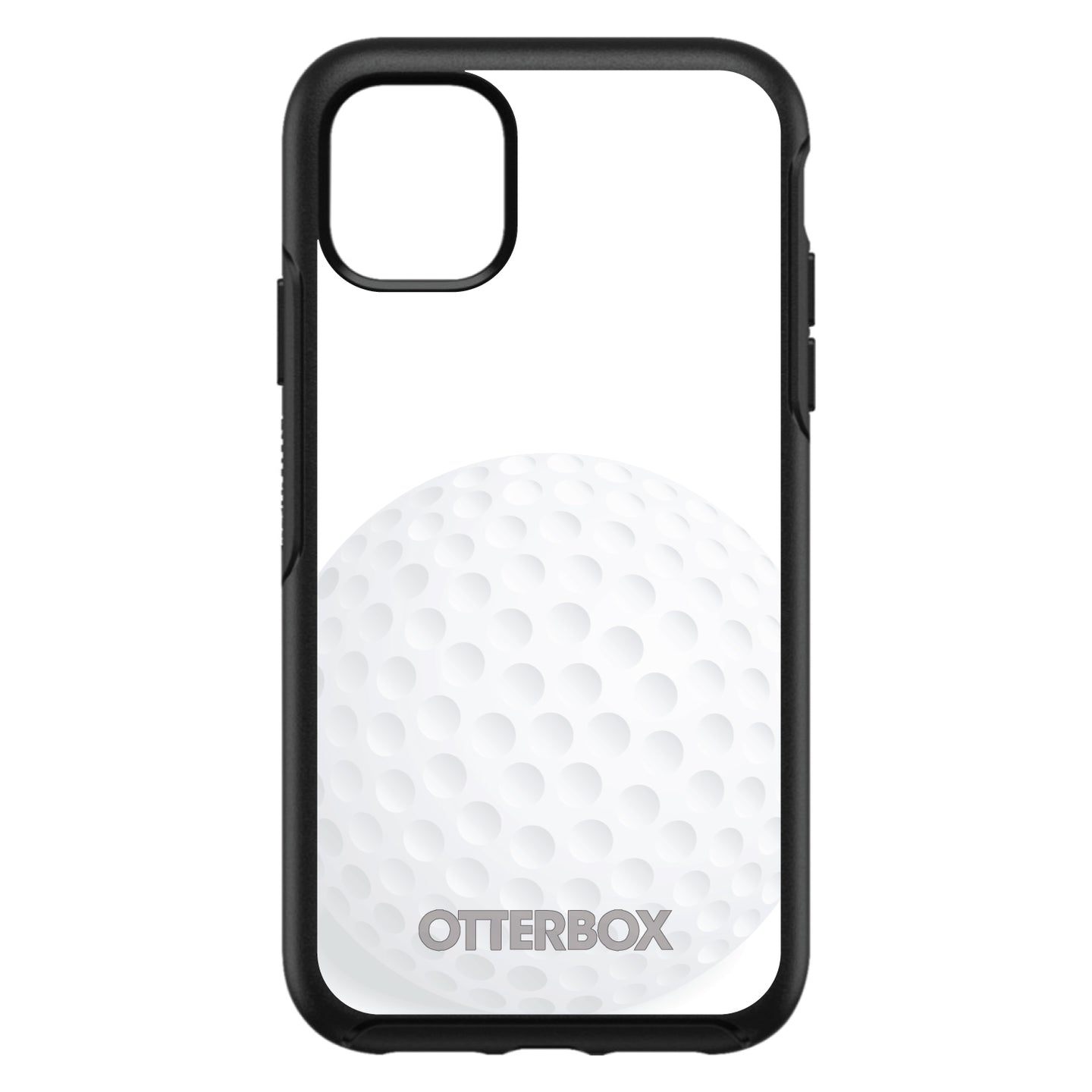 DistinctInk™ OtterBox Symmetry Series Case for Apple iPhone / Samsung Galaxy / Google Pixel - White Golf Ball