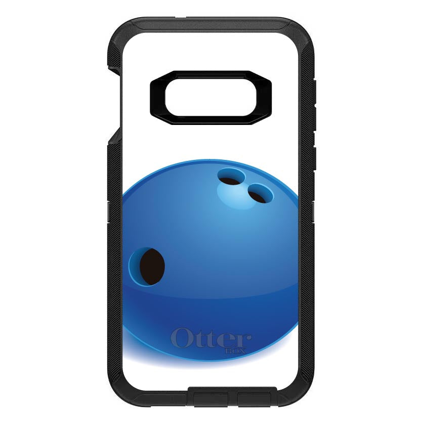 Blue Bowling Ball OtterBox Defender Case for iPhone & Galaxy, view 10