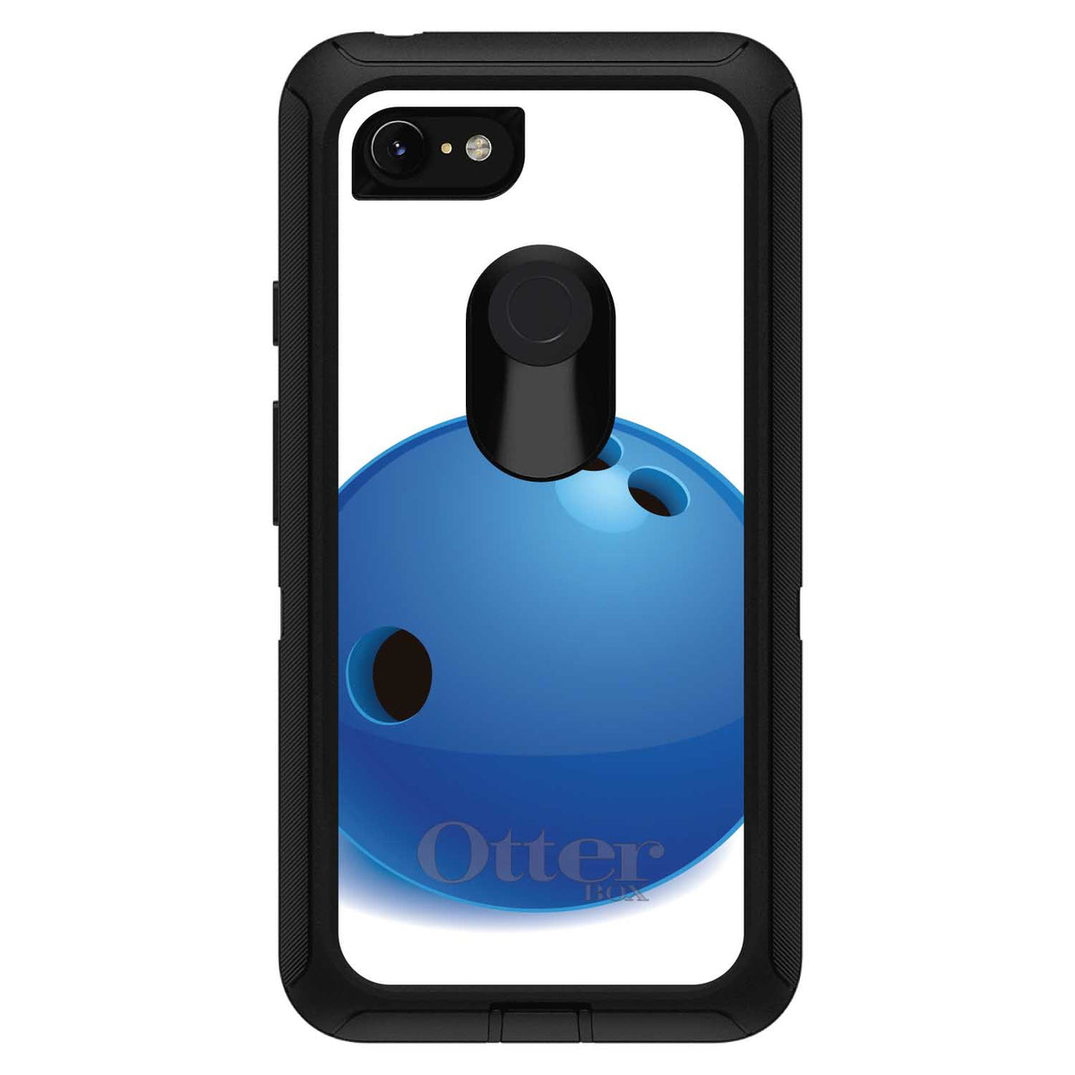 Blue Bowling Ball OtterBox Defender Case for iPhone & Galaxy, view 18