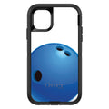 Blue Bowling Ball OtterBox Defender Case for iPhone & Galaxy, view 2