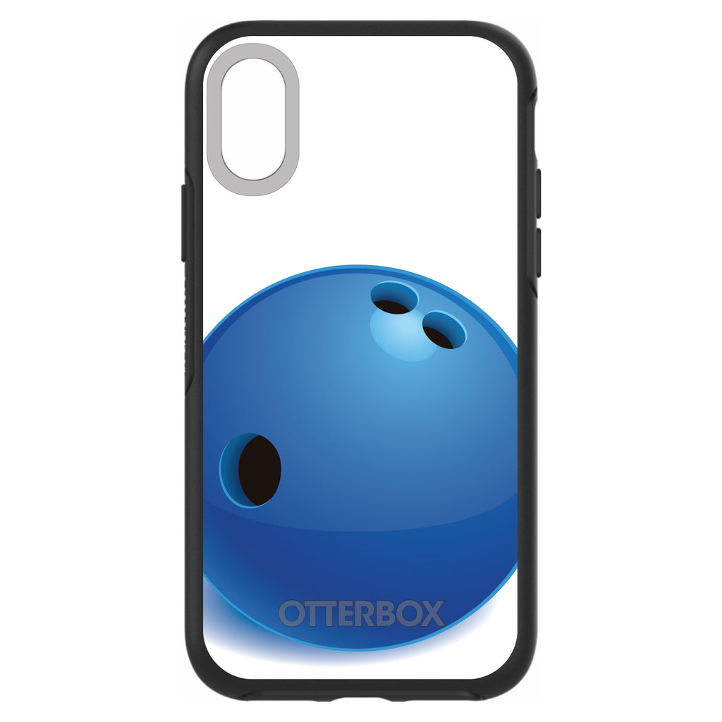 Blue Bowling Ball OtterBox Symmetry Case for iPhone & Galaxy, view 4