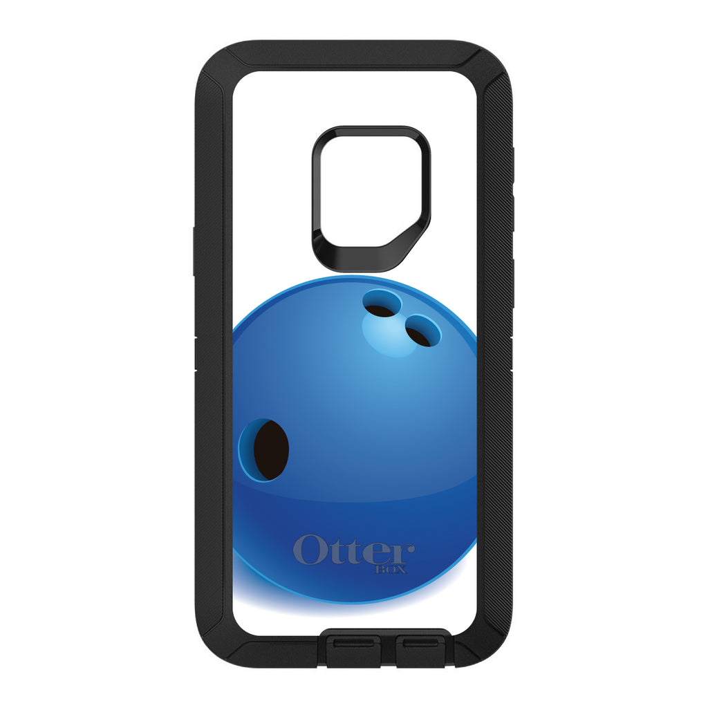Blue Bowling Ball OtterBox Defender Case for iPhone & Galaxy, view 11