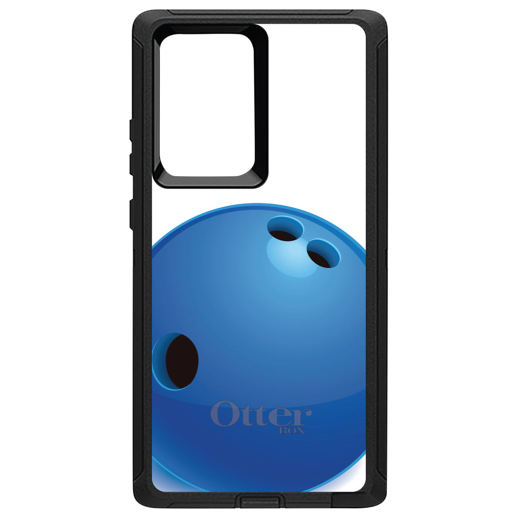 Blue Bowling Ball OtterBox Defender Case for iPhone & Galaxy, view 13