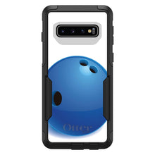 DistinctInk™ OtterBox Commuter Series Case for Apple iPhone or Samsung Galaxy - Blue Bowling Ball