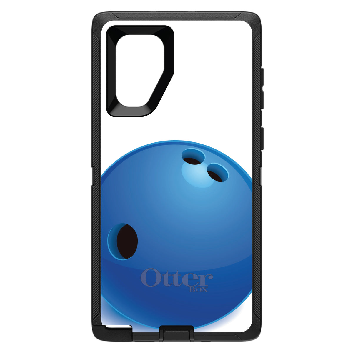 Blue Bowling Ball OtterBox Defender Case for iPhone & Galaxy, view 15