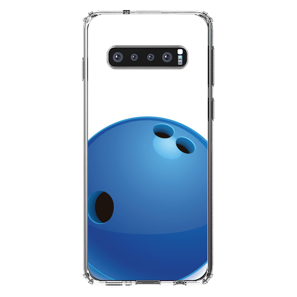 Blue Bowling Ball Clear Shockproof iPhone Case, view 16