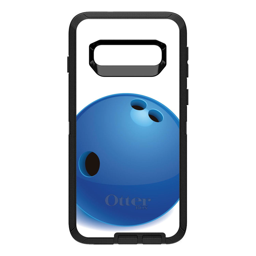 Blue Bowling Ball OtterBox Defender Case for iPhone & Galaxy, view 9