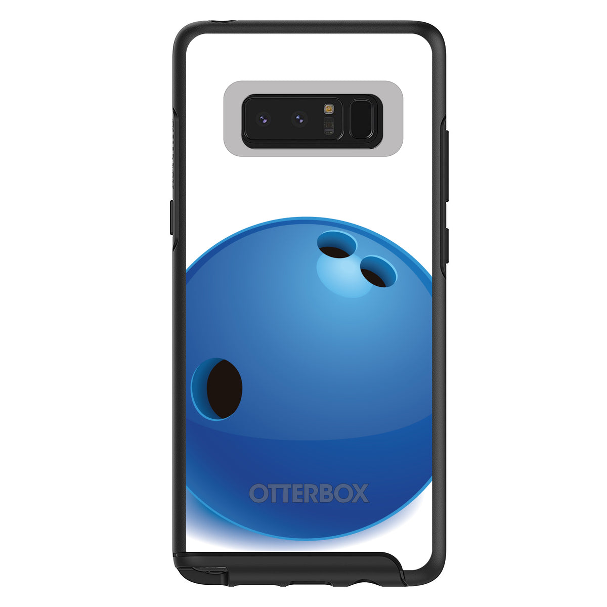 Blue Bowling Ball OtterBox Symmetry Case for iPhone & Galaxy, view 14