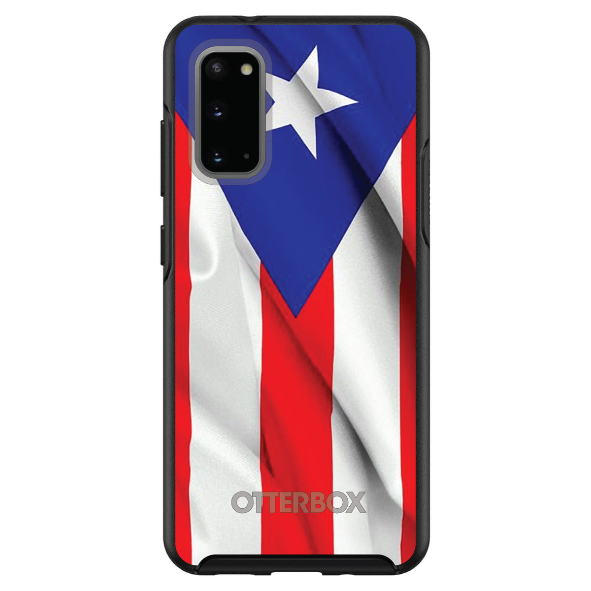 Red White Blue Puerto Rico Flag OtterBox Symmetry Case for iPhone & Galaxy, view 5