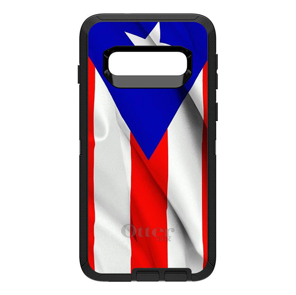 Red White Blue Puerto Rico Flag OtterBox Defender Case for iPhone & Galaxy, view 6