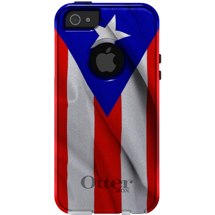 Red White Blue Puerto Rico Flag OtterBox Commuter Case for iPhone & Galaxy, view 5