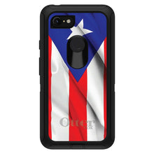 DistinctInk™ OtterBox Defender Series Case for Apple iPhone / Samsung Galaxy / Google Pixel - Red White Blue Puerto Rico Flag