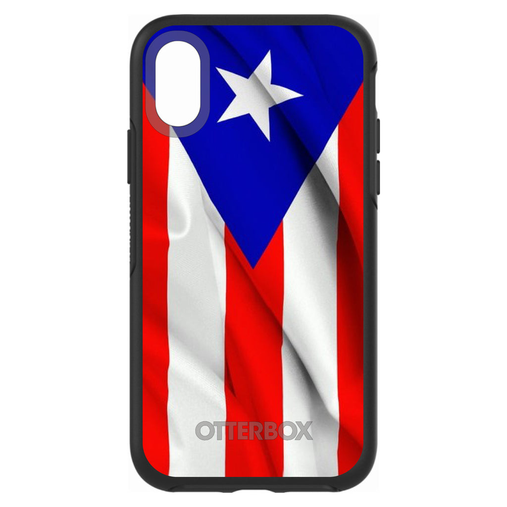 Red White Blue Puerto Rico Flag OtterBox Symmetry Case for iPhone & Galaxy, view 4
