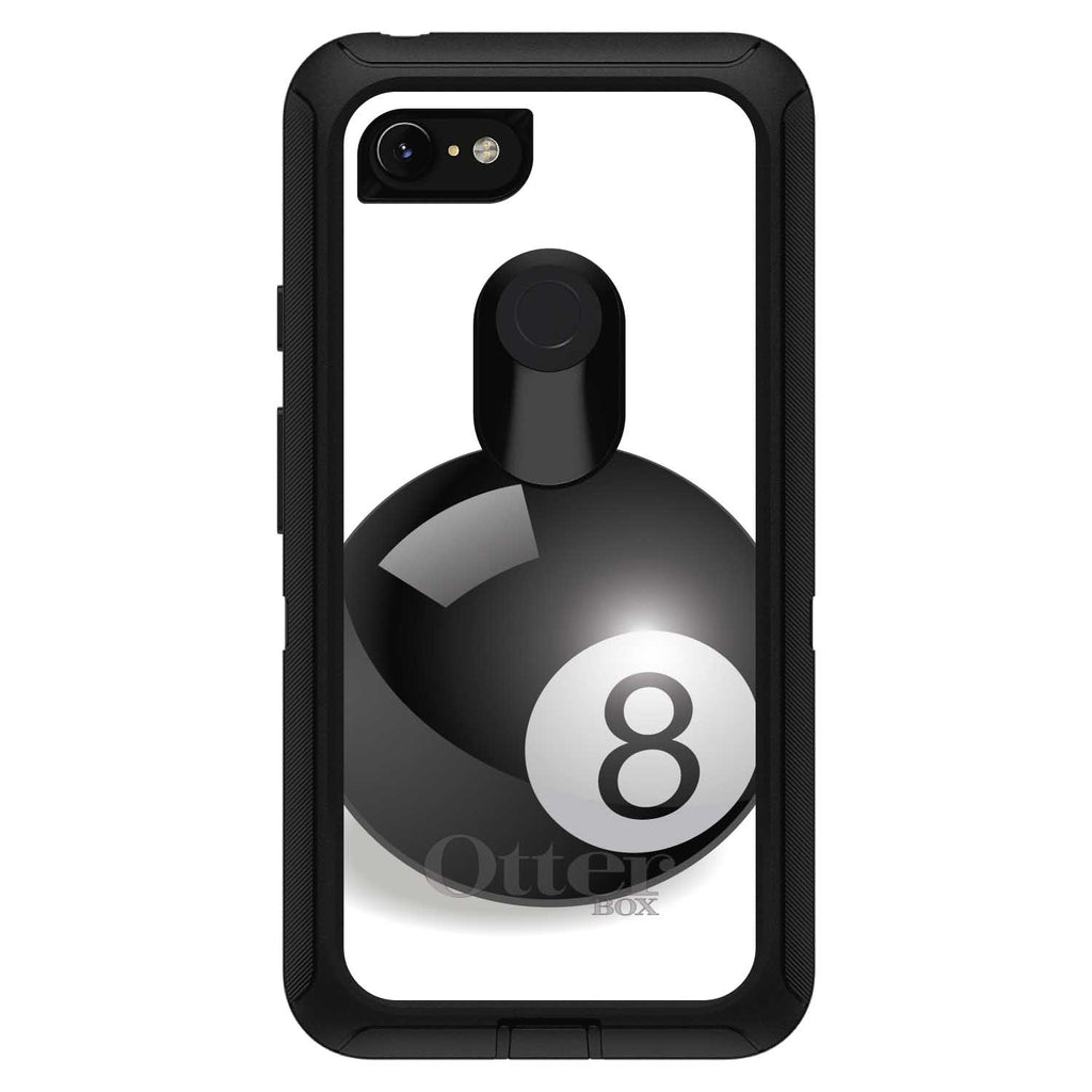 Black Eight Ball 8 OtterBox Defender Case for iPhone & Galaxy, view 18