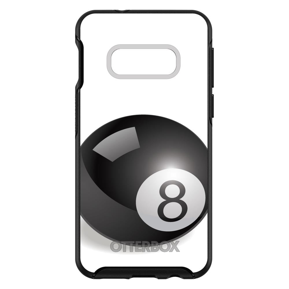 Black Eight Ball 8 OtterBox Symmetry Case for iPhone & Galaxy, view 7