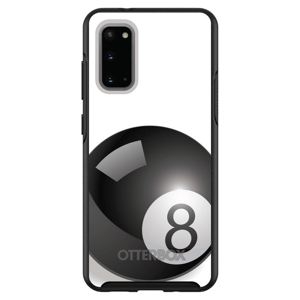 Black Eight Ball 8 OtterBox Symmetry Case for iPhone & Galaxy, view 5