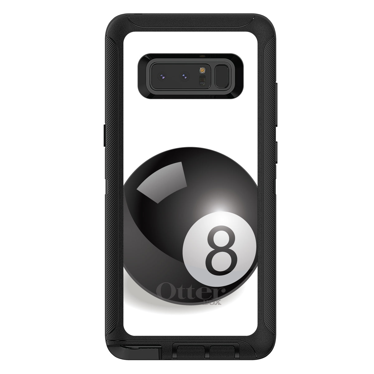 Black Eight Ball 8 OtterBox Defender Case for iPhone & Galaxy, view 17