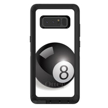 DistinctInk™ OtterBox Defender Series Case for Apple iPhone / Samsung Galaxy / Google Pixel - Black Eight Ball 8