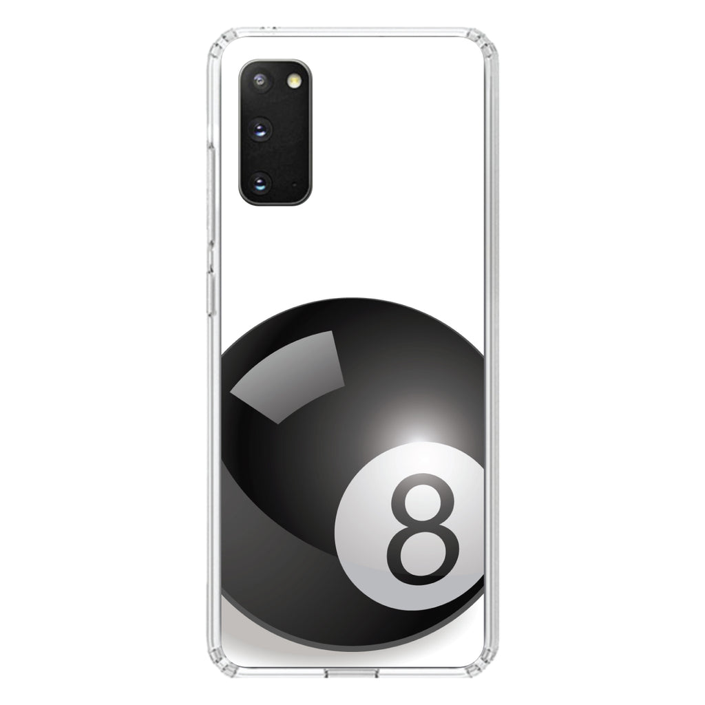 Black Eight Ball 8 Clear Shockproof iPhone Case, view 13