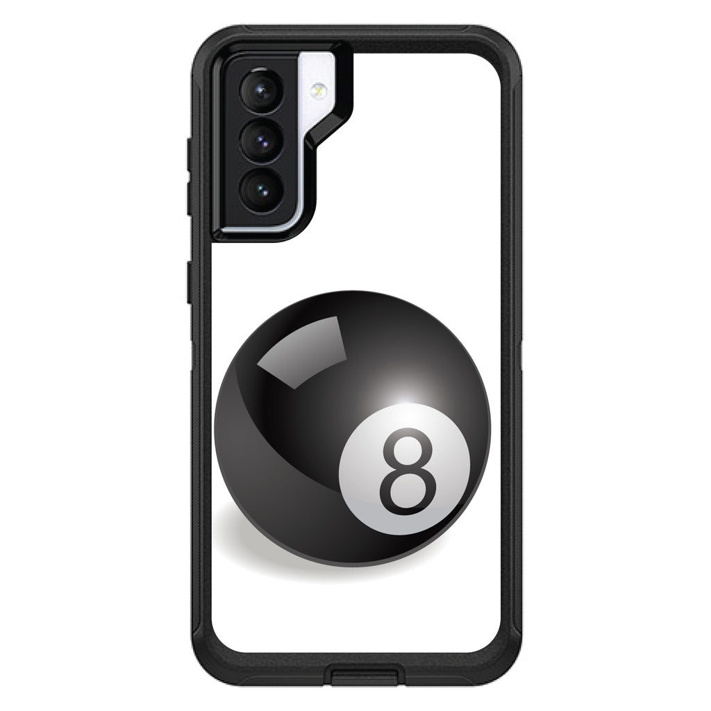 Black Eight Ball 8 OtterBox Defender Case for iPhone & Galaxy, view 6