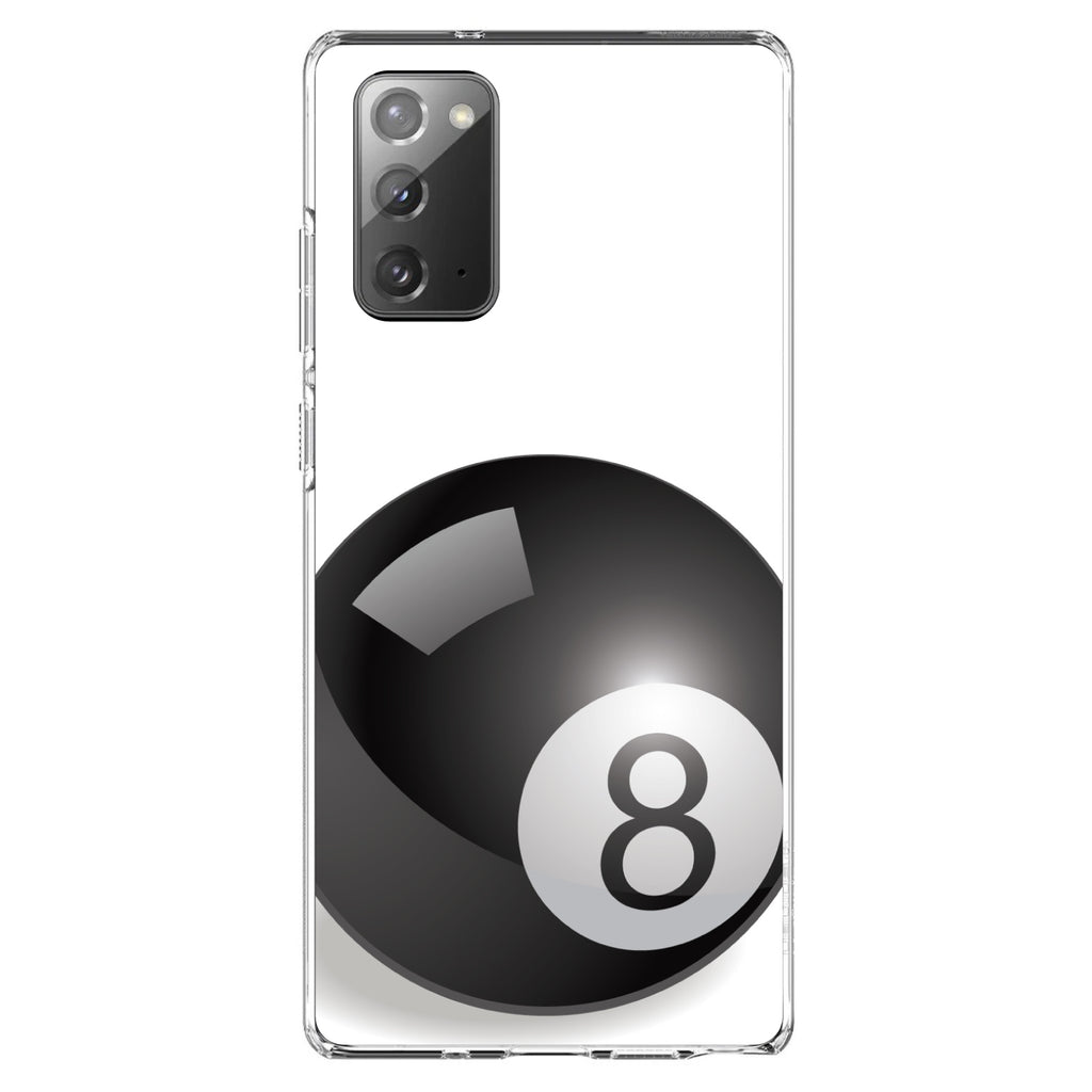 Black Eight Ball 8 Clear Shockproof iPhone Case, view 7