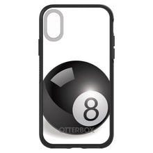 DistinctInk™ OtterBox Symmetry Series Case for Apple iPhone / Samsung Galaxy / Google Pixel - Black Eight Ball 8