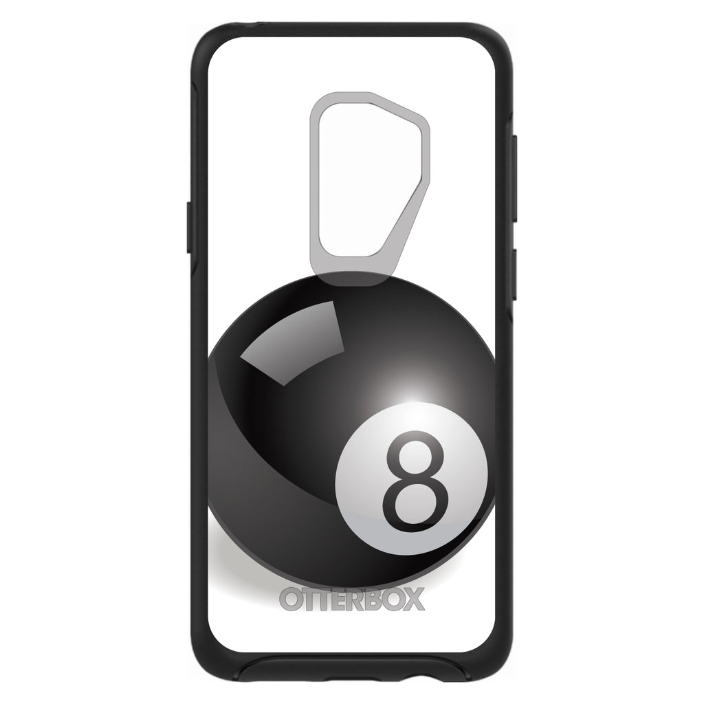 Black Eight Ball 8 OtterBox Symmetry Case for iPhone & Galaxy, view 9