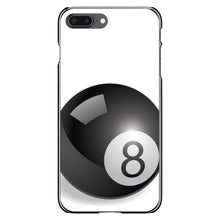 DistinctInk® Hard Plastic Snap-On Case for Apple iPhone or Samsung Galaxy - Black Eight Ball 8