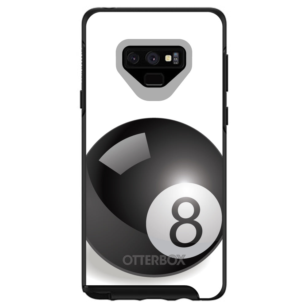 Black Eight Ball 8 OtterBox Symmetry Case for iPhone & Galaxy, view 13