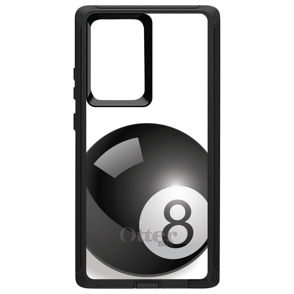 Black Eight Ball 8 OtterBox Defender Case for iPhone & Galaxy, view 13