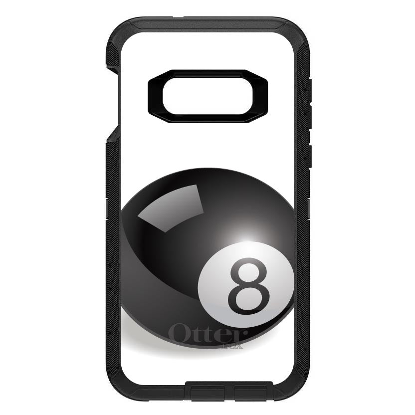 Black Eight Ball 8 OtterBox Defender Case for iPhone & Galaxy, view 10